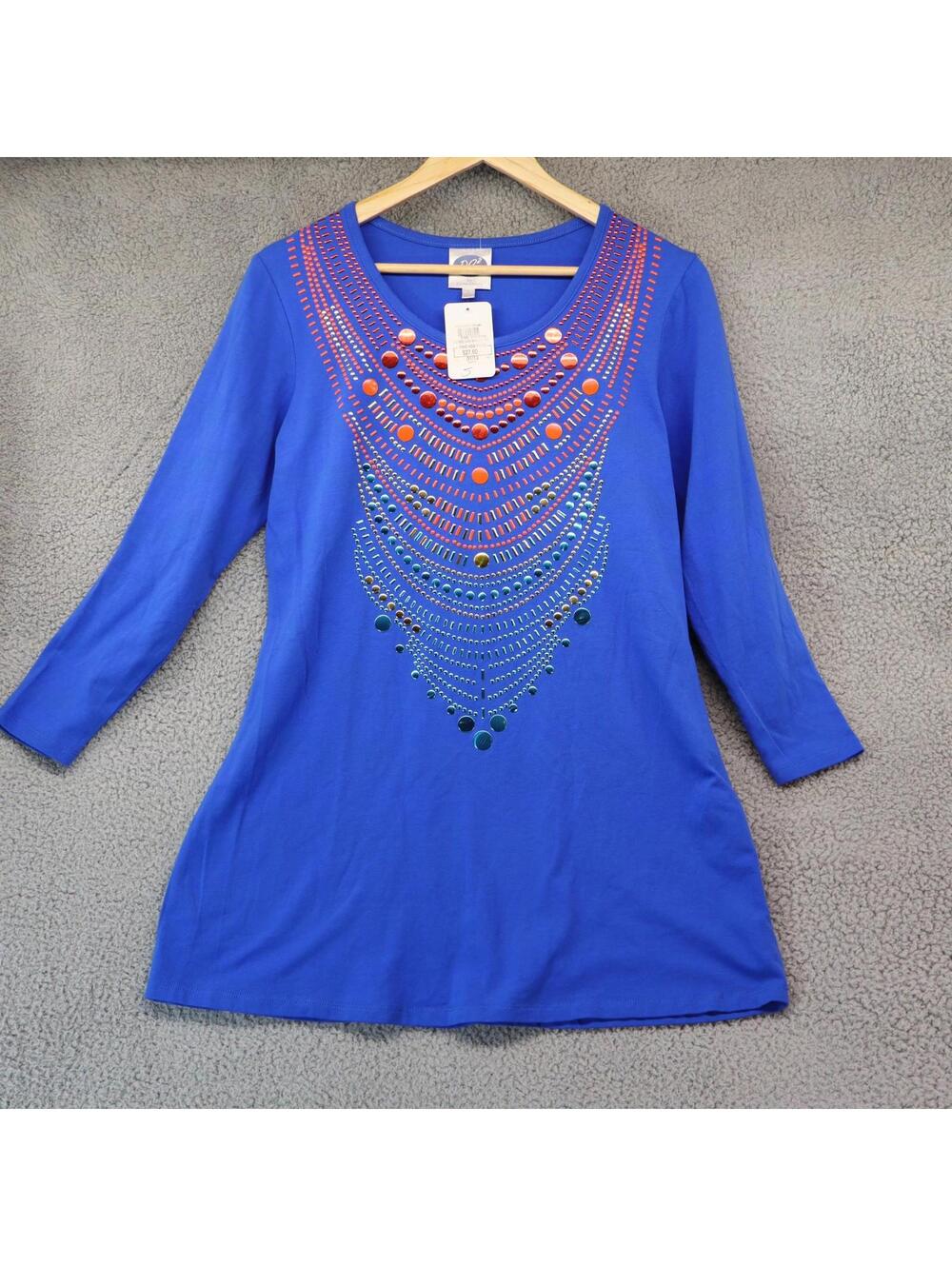 Dg2 Diane Gilman Women Small Top New NWT Beads